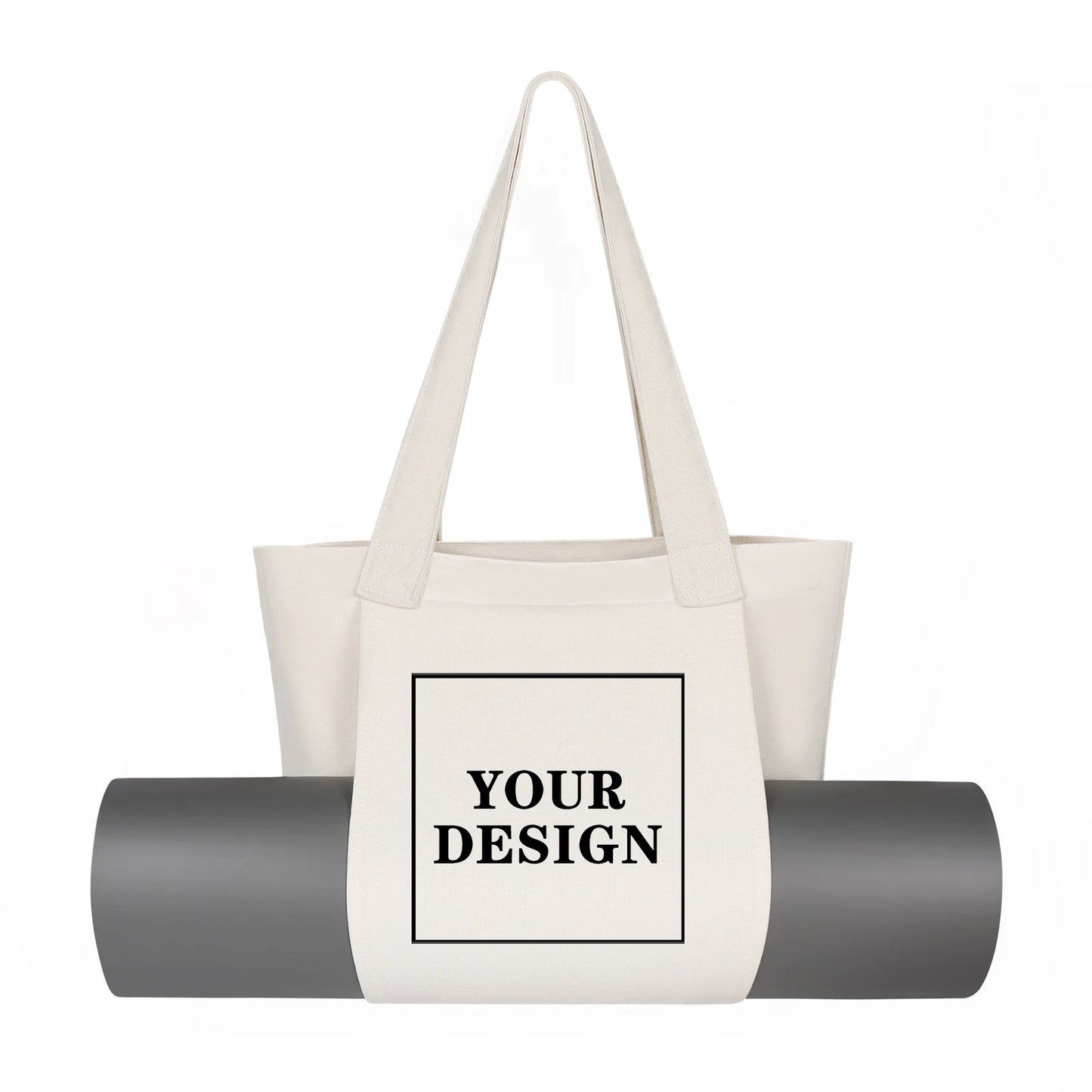 Yogamat Tas Canvas - Personaliseerbaar Met Logo