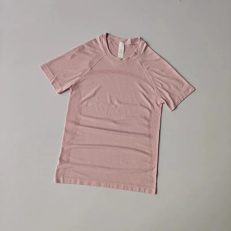 Yoga Shirt Naadloos - Korte Mouw