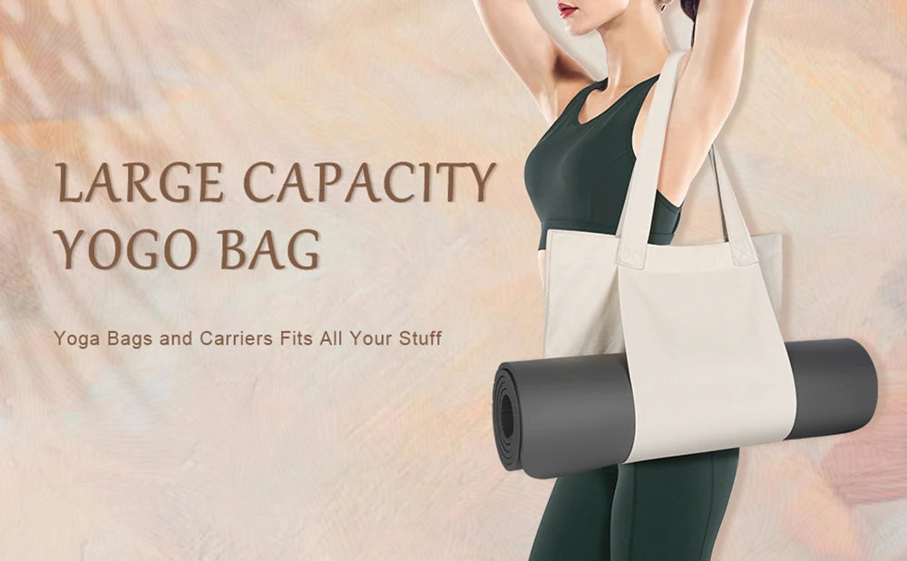 Yogamat Tas Canvas - Personaliseerbaar Met Logo