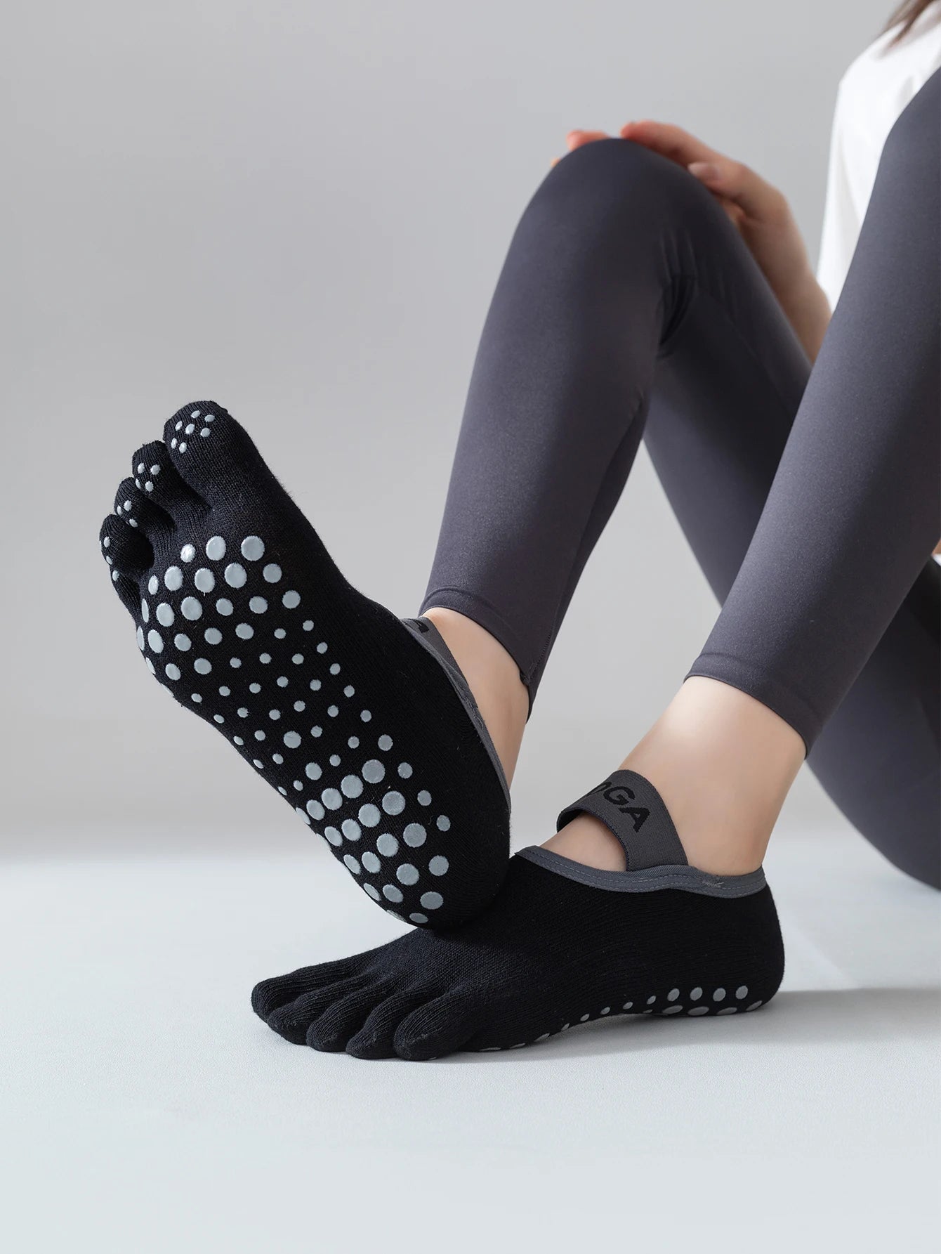 Yoga Sokken Vijf Tenen - Budget Polyester