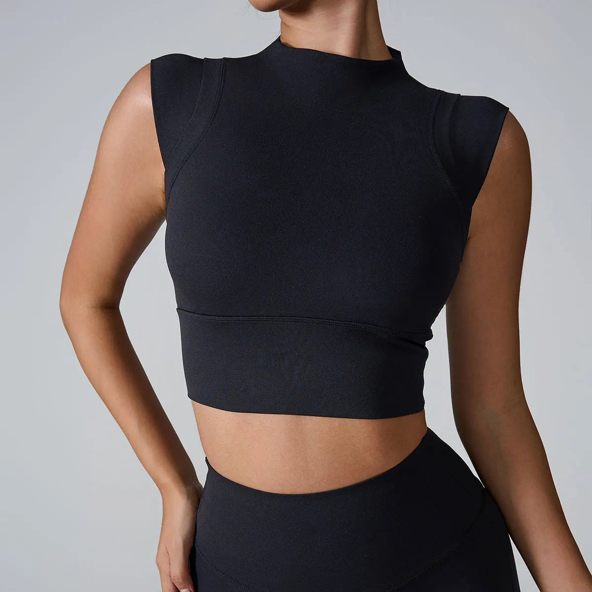 Sport Top Hoge Hals - Ademend