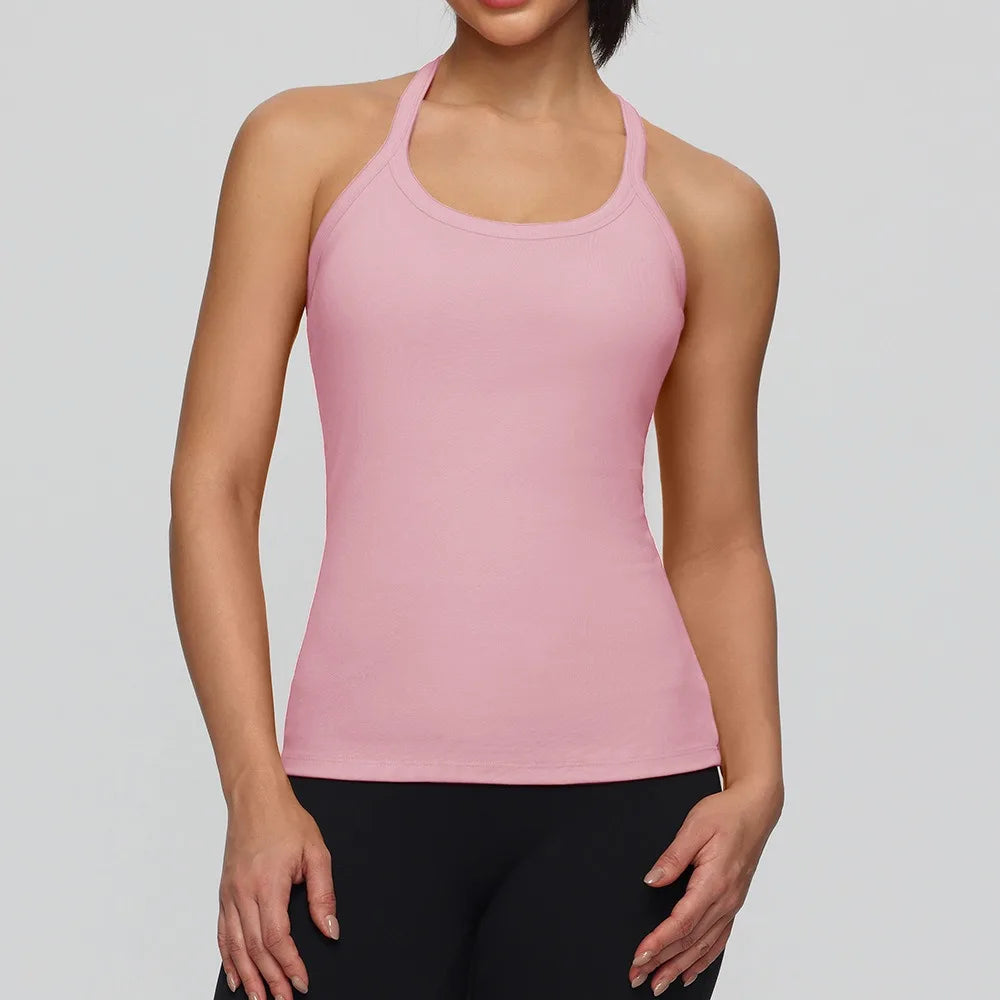 Yogaleven Sport Vest – Ingebouwde BH Mouwloos