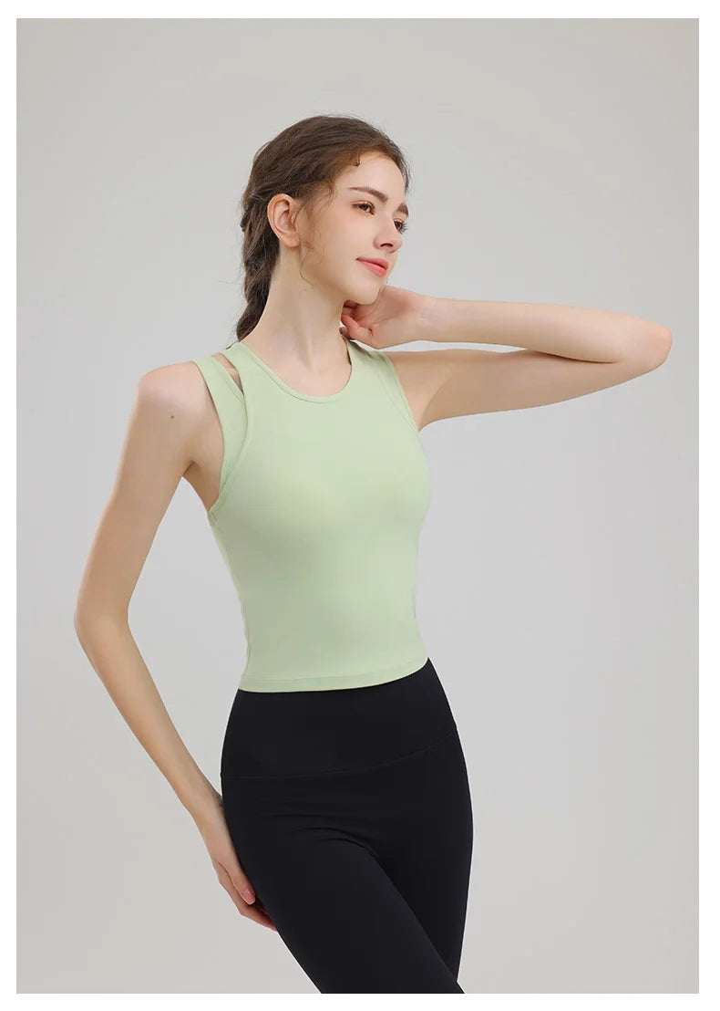 Yoga Tanktop - Gevoerd