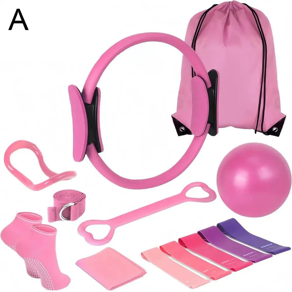 Pilates Ring Set 13-Delig - Complete Home Gym Set voor Krachttraining