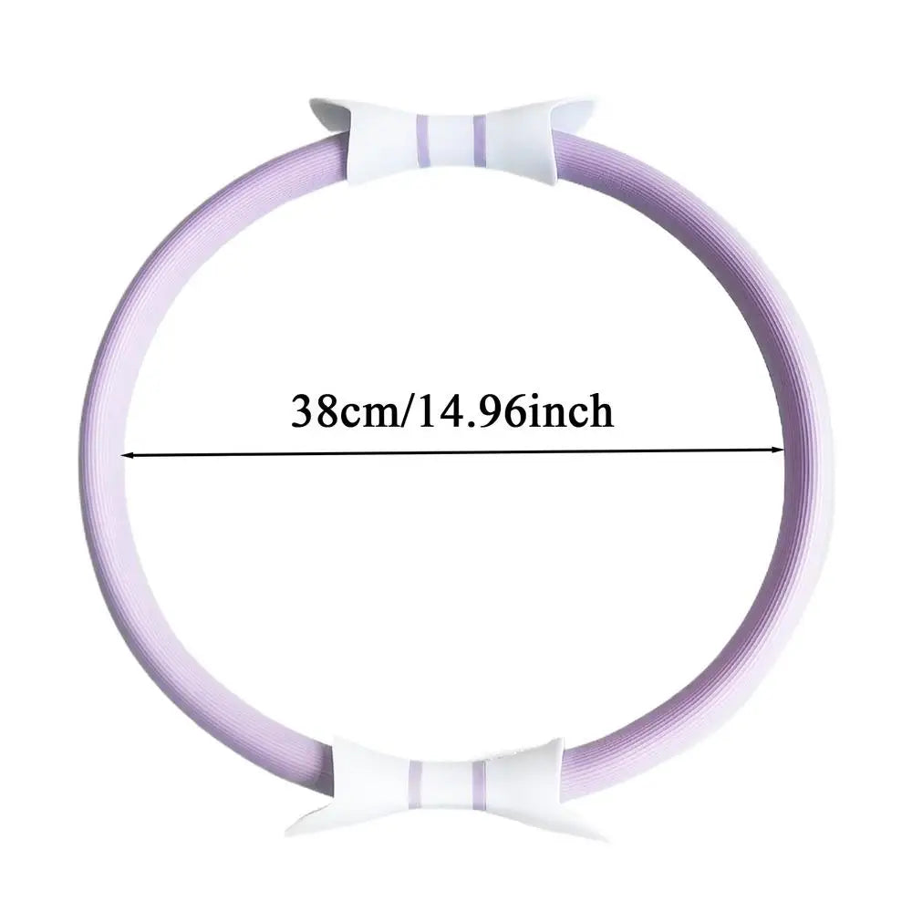 Pilates Ring 38cm - Weerstandsring met Dubbele Grip Antislip