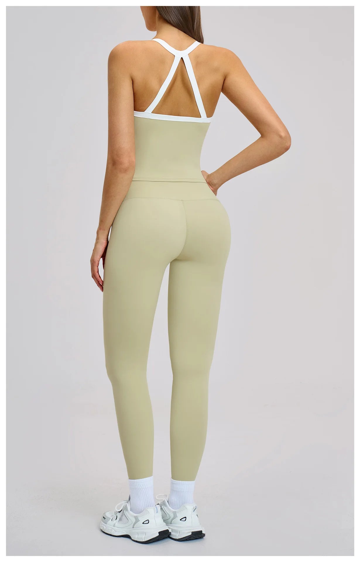 Yoga Trainingspak Dames 2-Delig - Hoge Taille