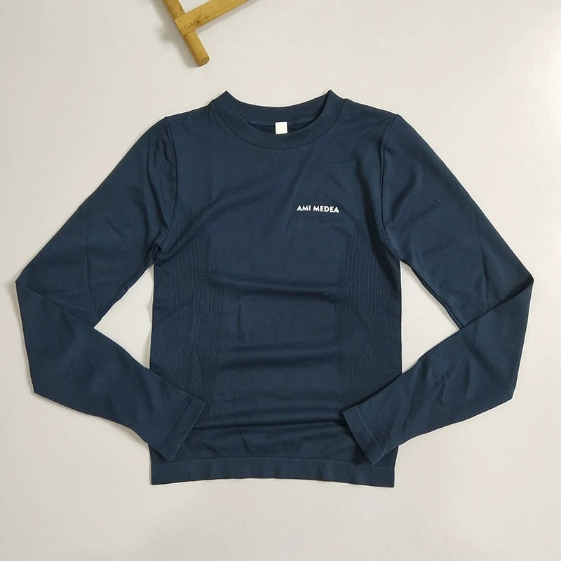 Yogaleven Compressie Top – Lange Mouw Crew Neck