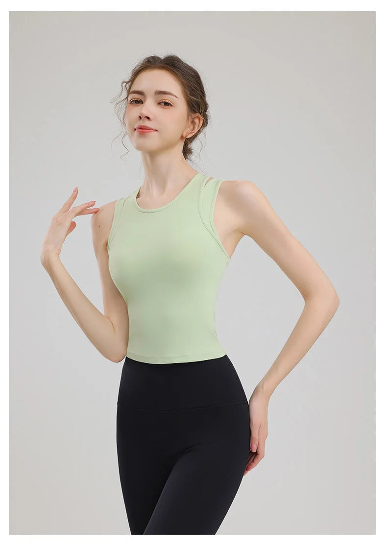 Yoga Tanktop - Gevoerd