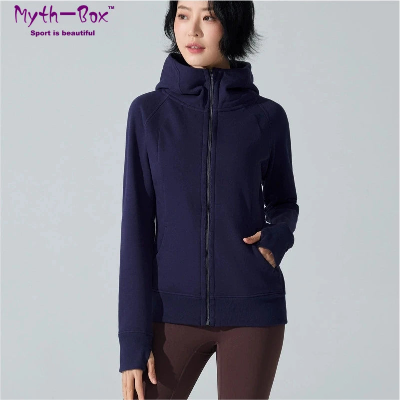 Yogaleven Fleece Hoodie – Slim Fit Winter