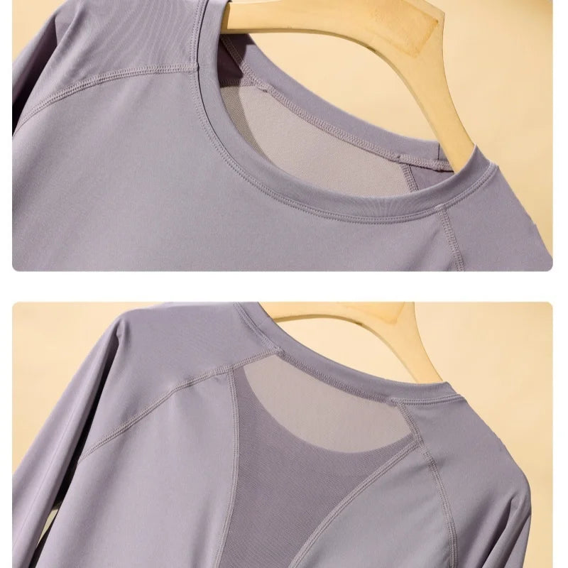 Yoga Shirt Lange Mouw - Quick Dry