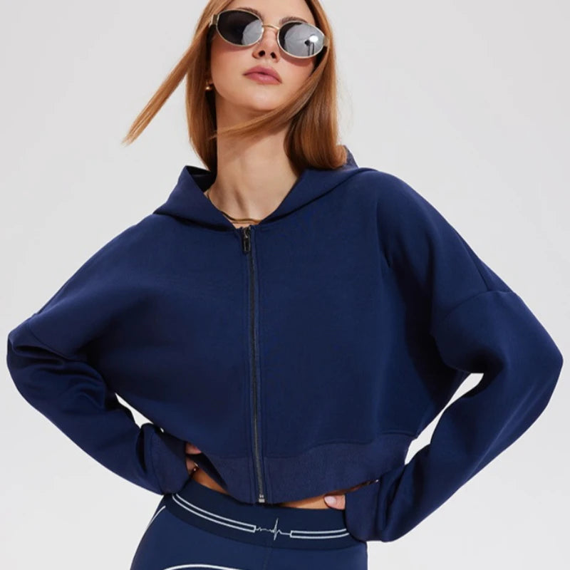 Yogaleven Zip Hoodie – Losse Herfst Jacket