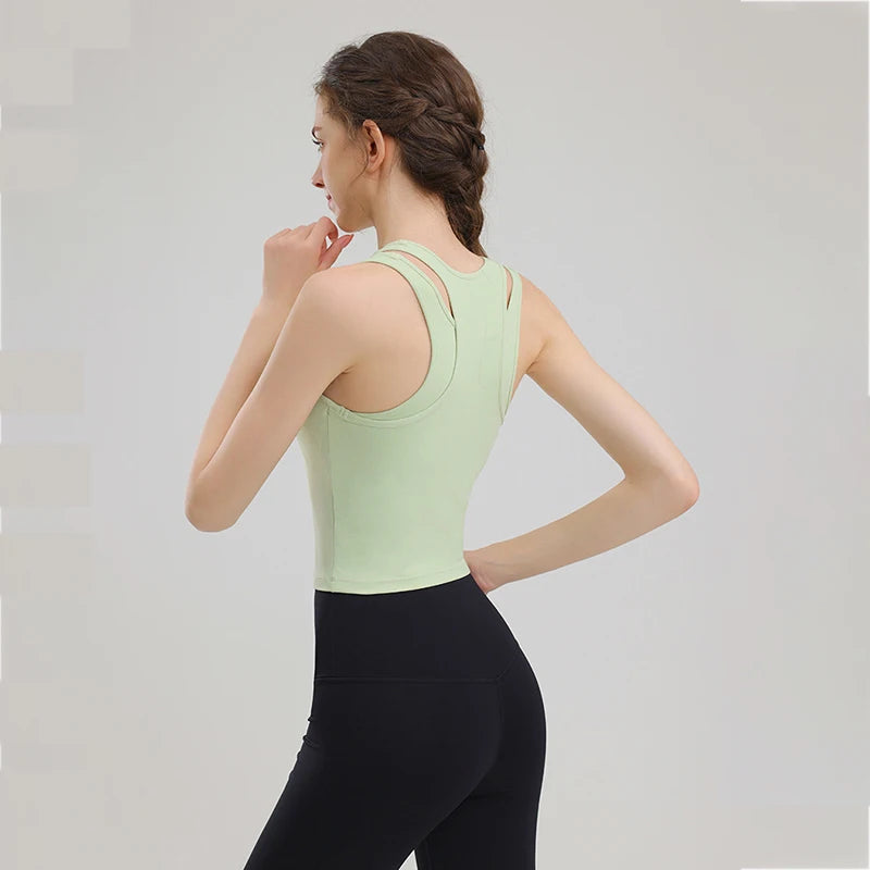 Yoga Tanktop - Gevoerd