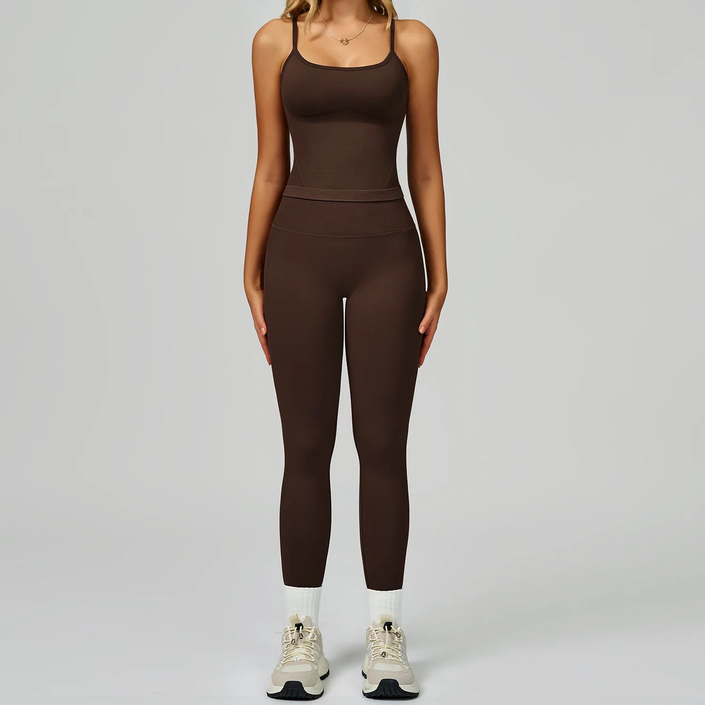 Yogaleven Flow Set – Lange Mouw Crop Top & Legging