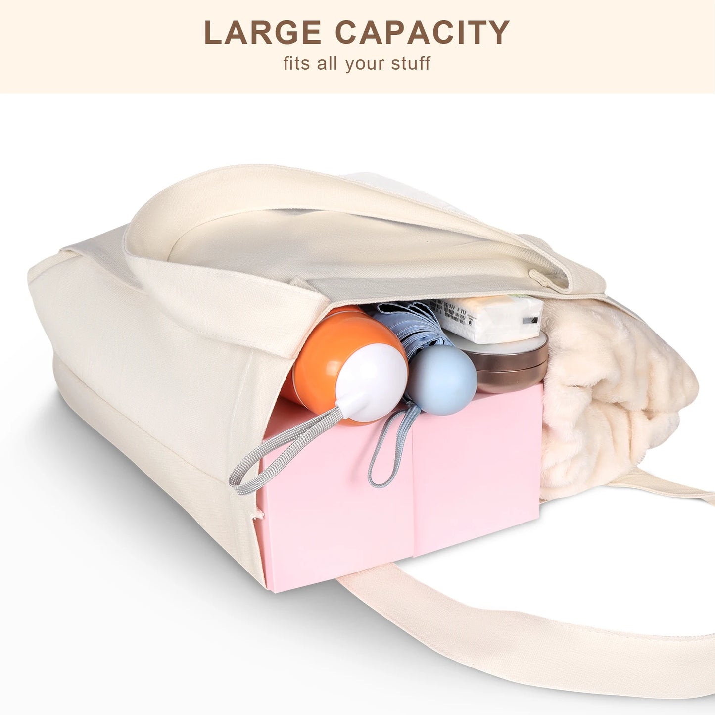 Yogamat Tas Canvas - Personaliseerbaar Met Logo