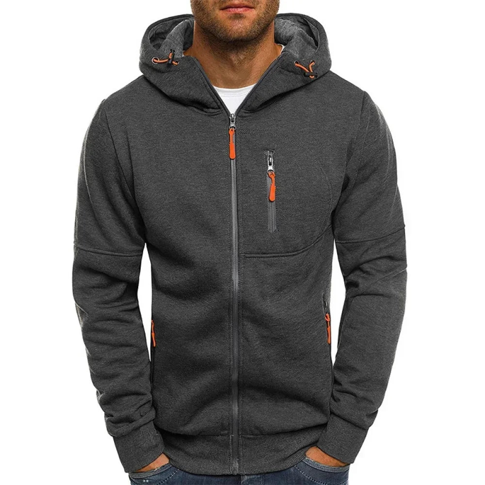 Heren Hoodie - Rits