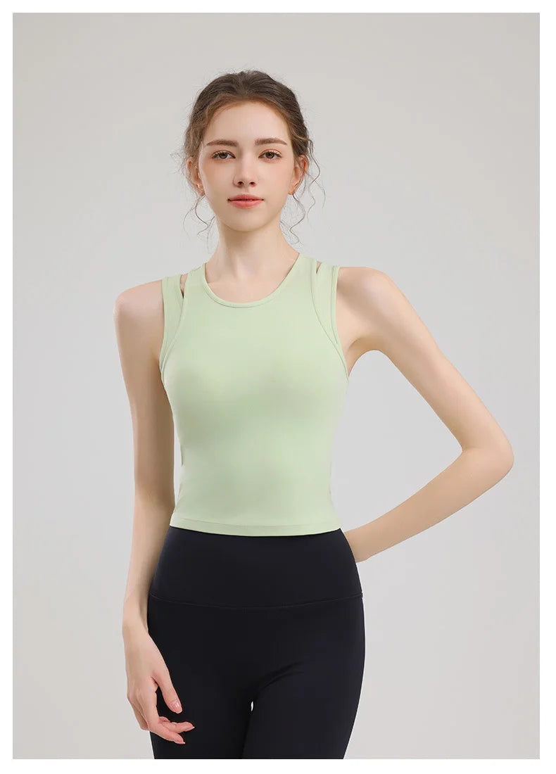 Yoga Tanktop - Gevoerd