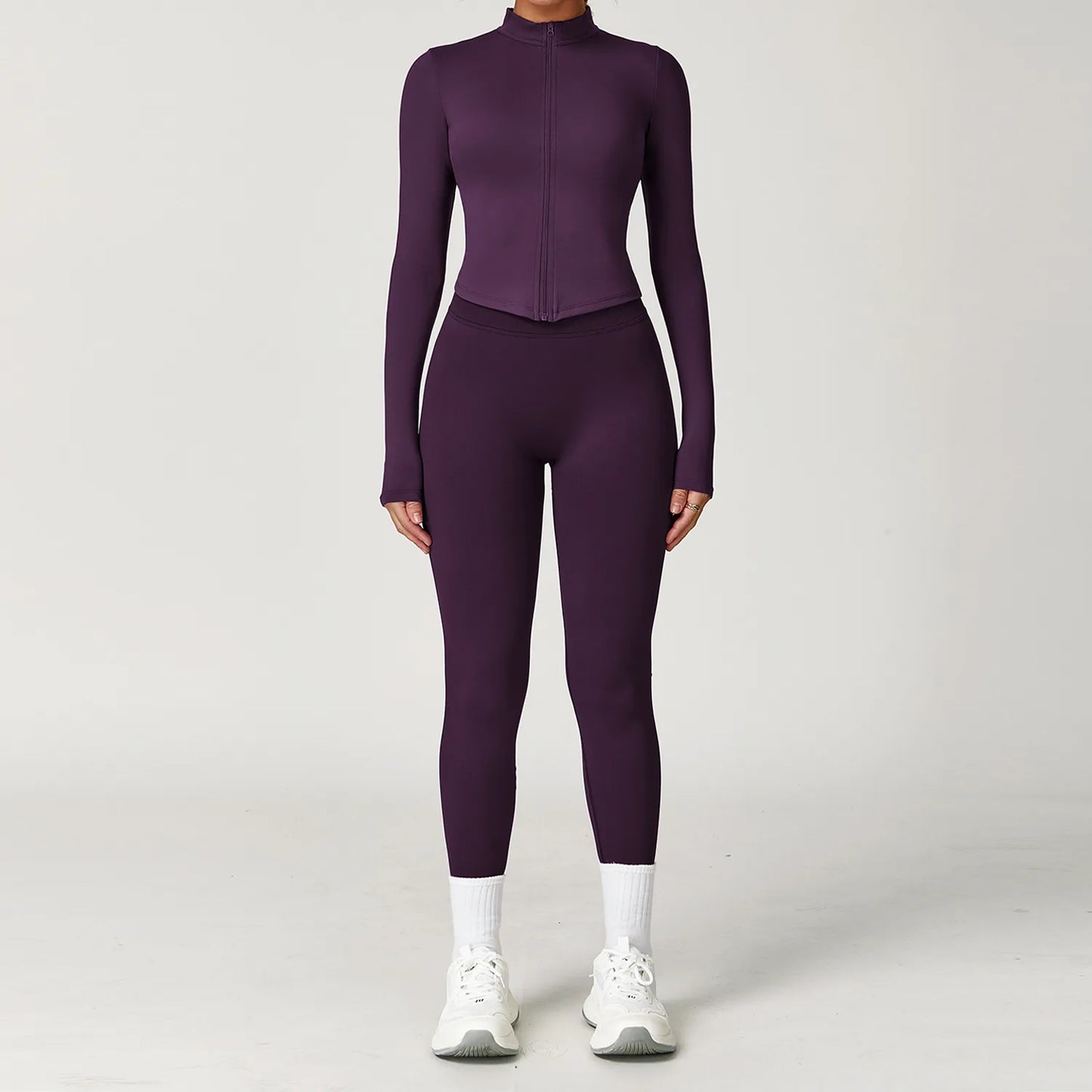 Yogaleven 3-delig Set – Sportjas, BH & Gymlegging