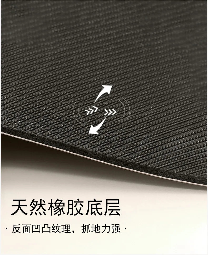Semicircular pu natural rubber yoga mat non-slip grip fitness yoga studio can customize LOGO