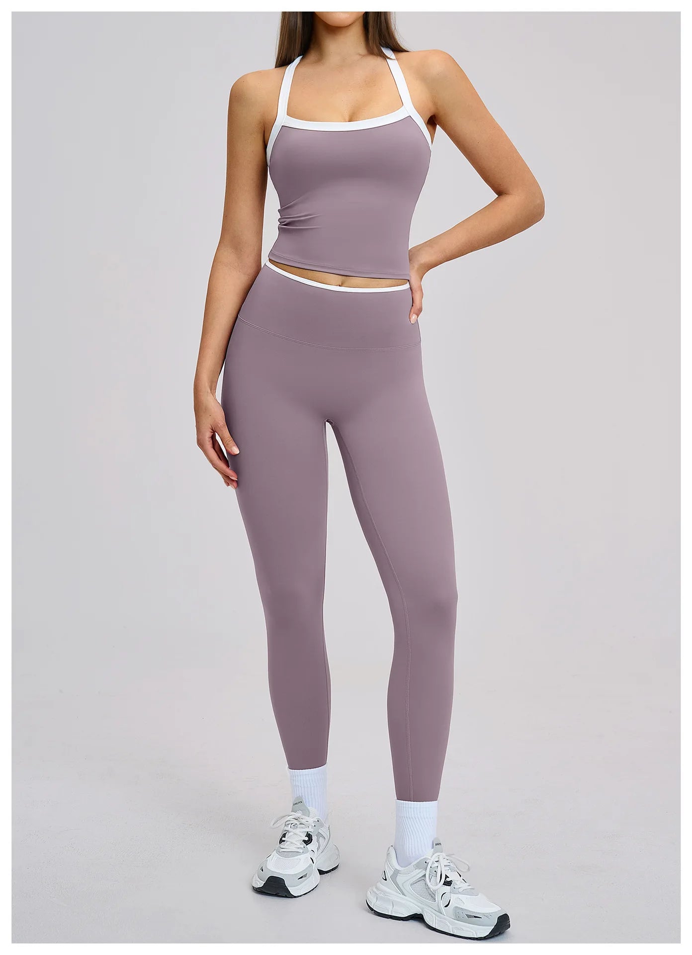 Yoga Trainingspak Dames 2-Delig - Hoge Taille
