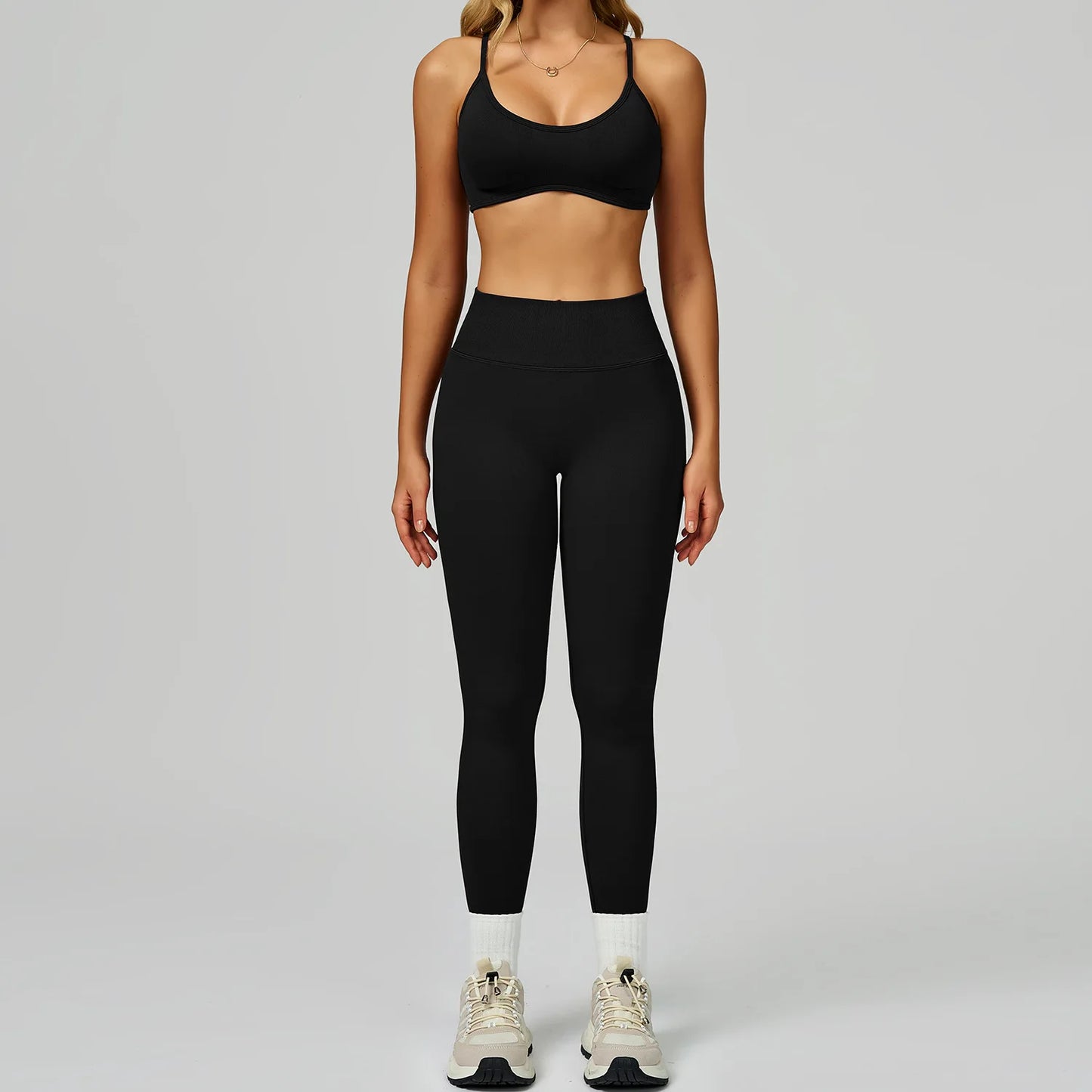 Yogaleven Flow Set – Lange Mouw Crop Top & Legging