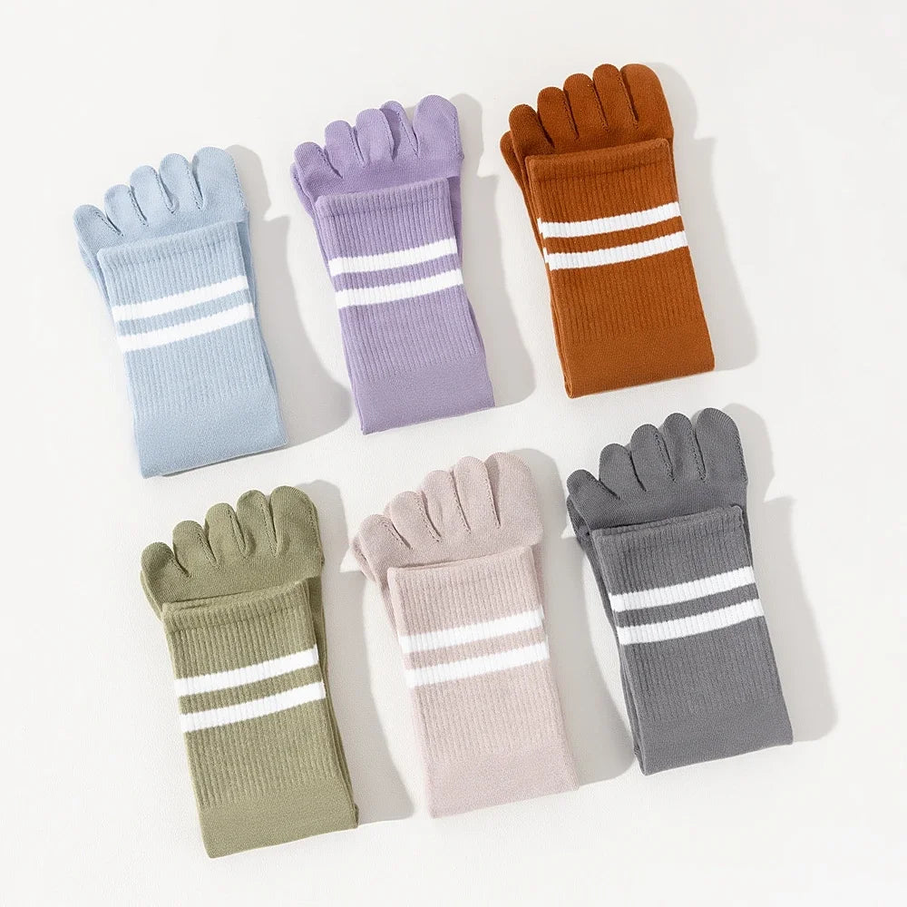 Antislip Teensokken Dames - 5 Paar Yoga & Pilates Sokken