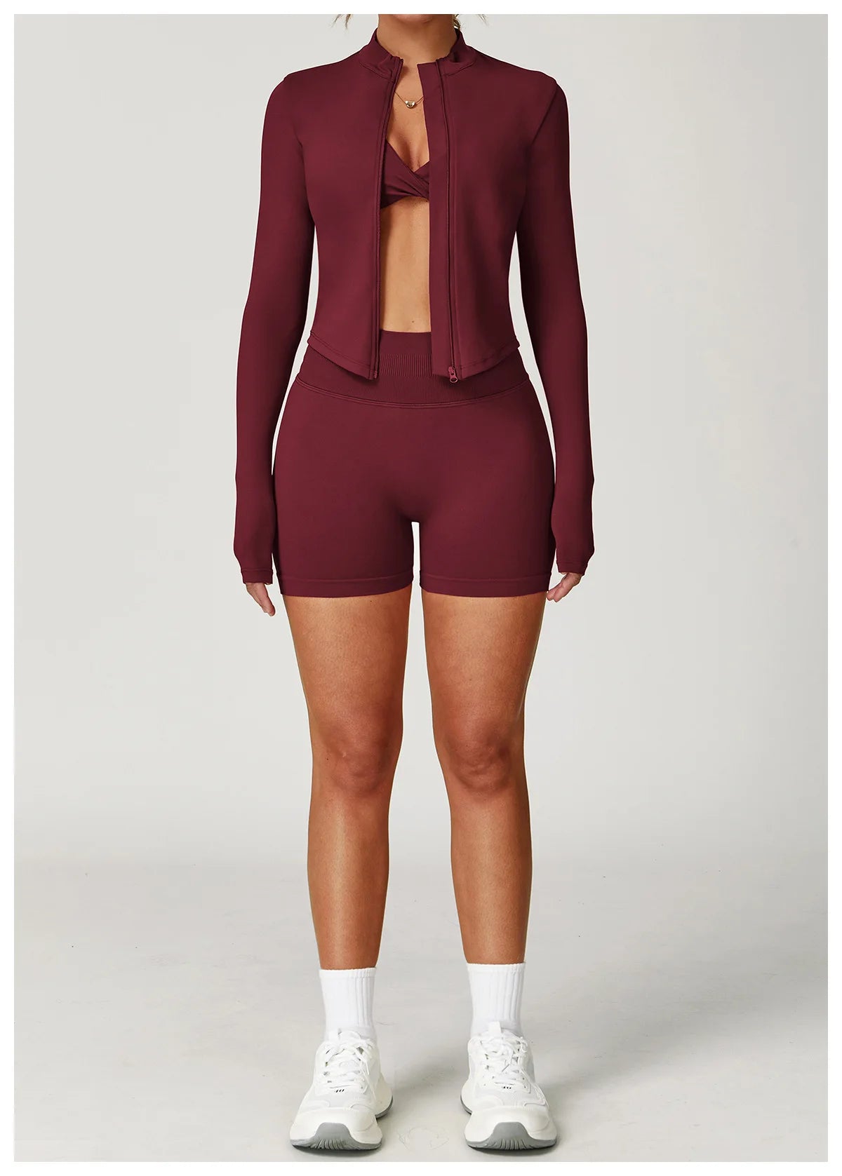 Yogaleven 3-delig Set – Sportjas, BH & Gymlegging