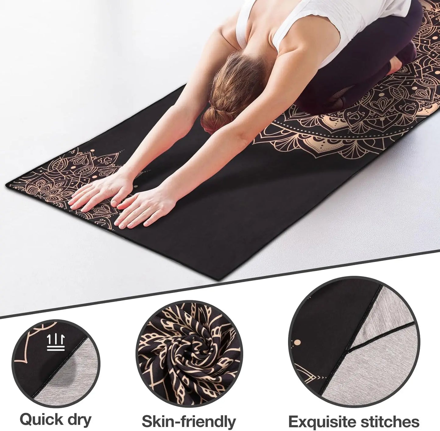 Yogaleven Yoga Handdoek – Antislip Hot Yoga