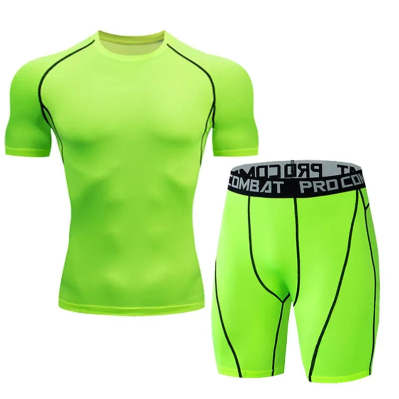 Heren Compressie Sportset (2-delig)