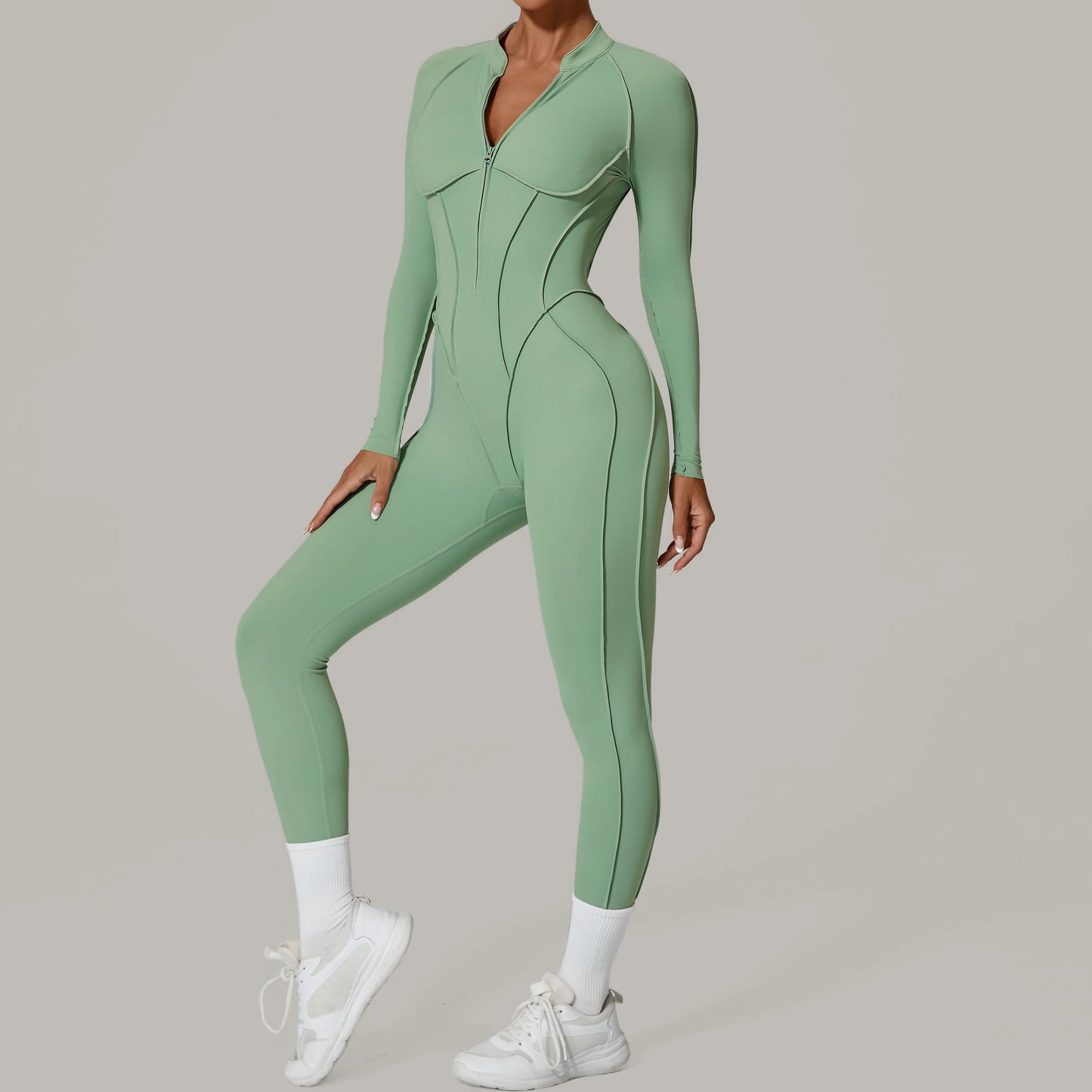 Yoga Jumpsuit Lange Mouw