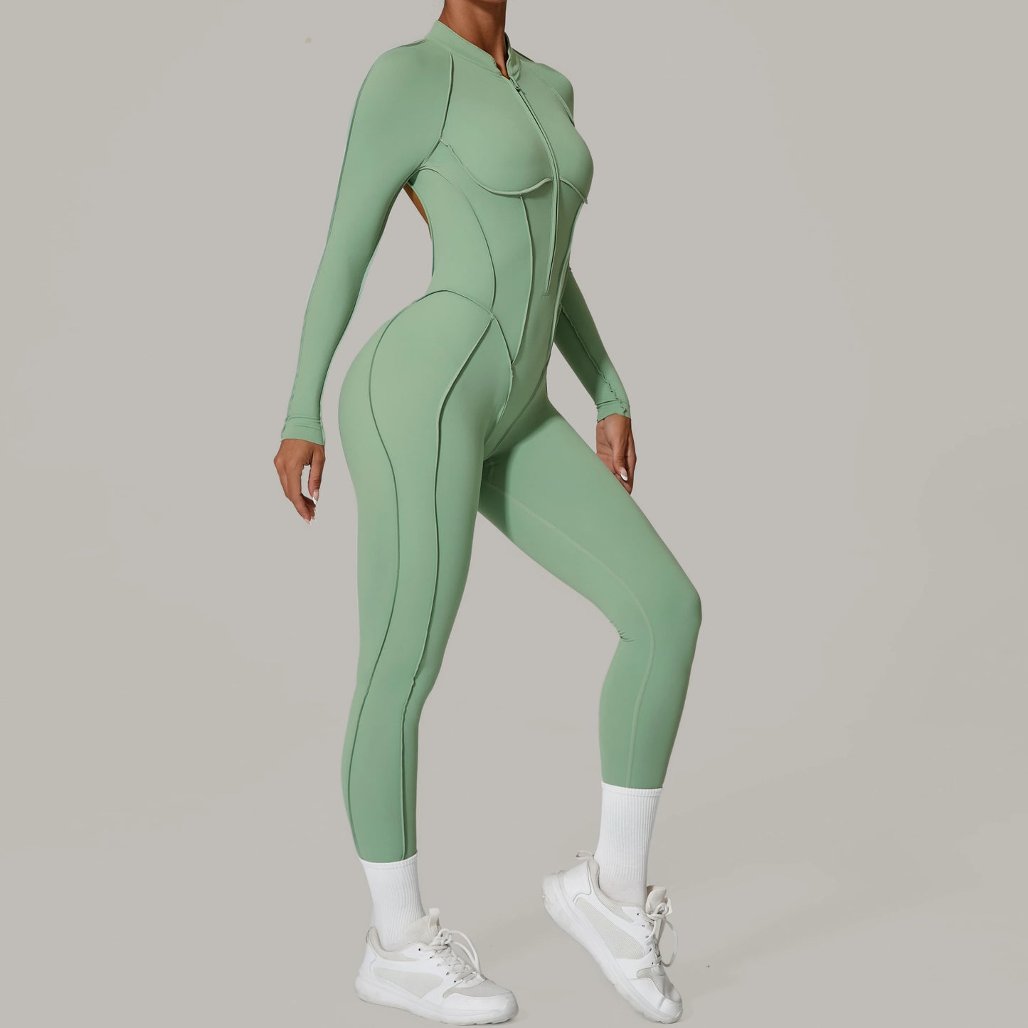 Yoga Jumpsuit Lange Mouw