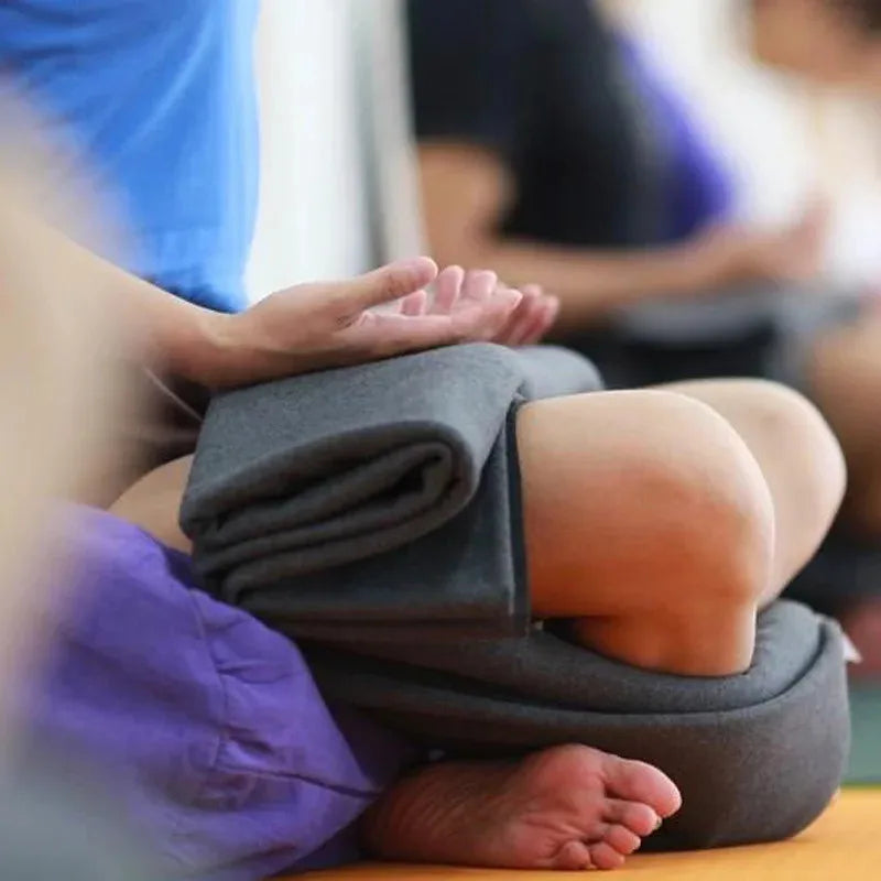 200x150cm Yoga Handdoek Extra Breed & Dik Wollen Deken Yoga Meditatie Deken Opvouwbare Yoga Mat voor Yoga Pilates Fitness Rust Deken