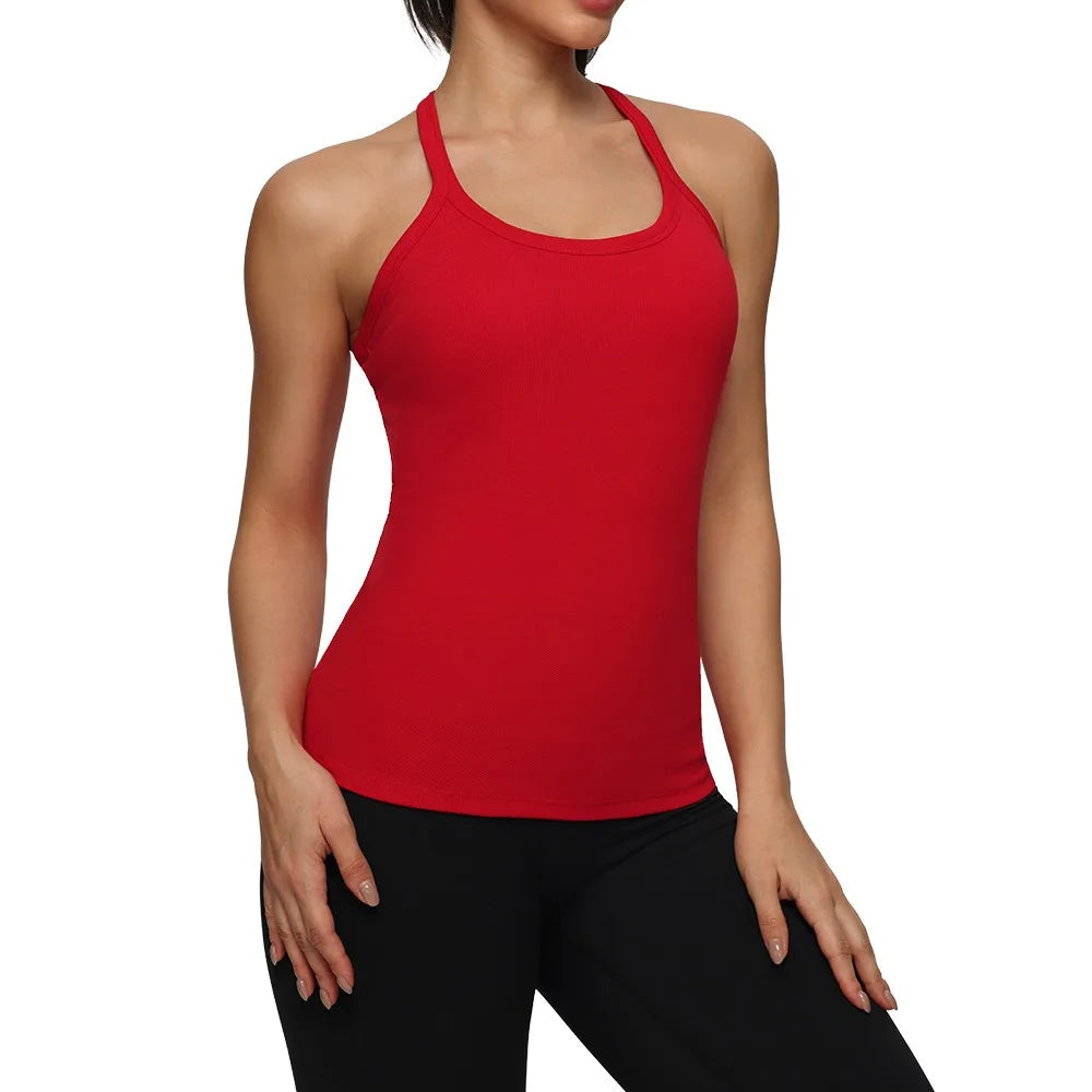 Yogaleven Sport Vest – Ingebouwde BH Mouwloos