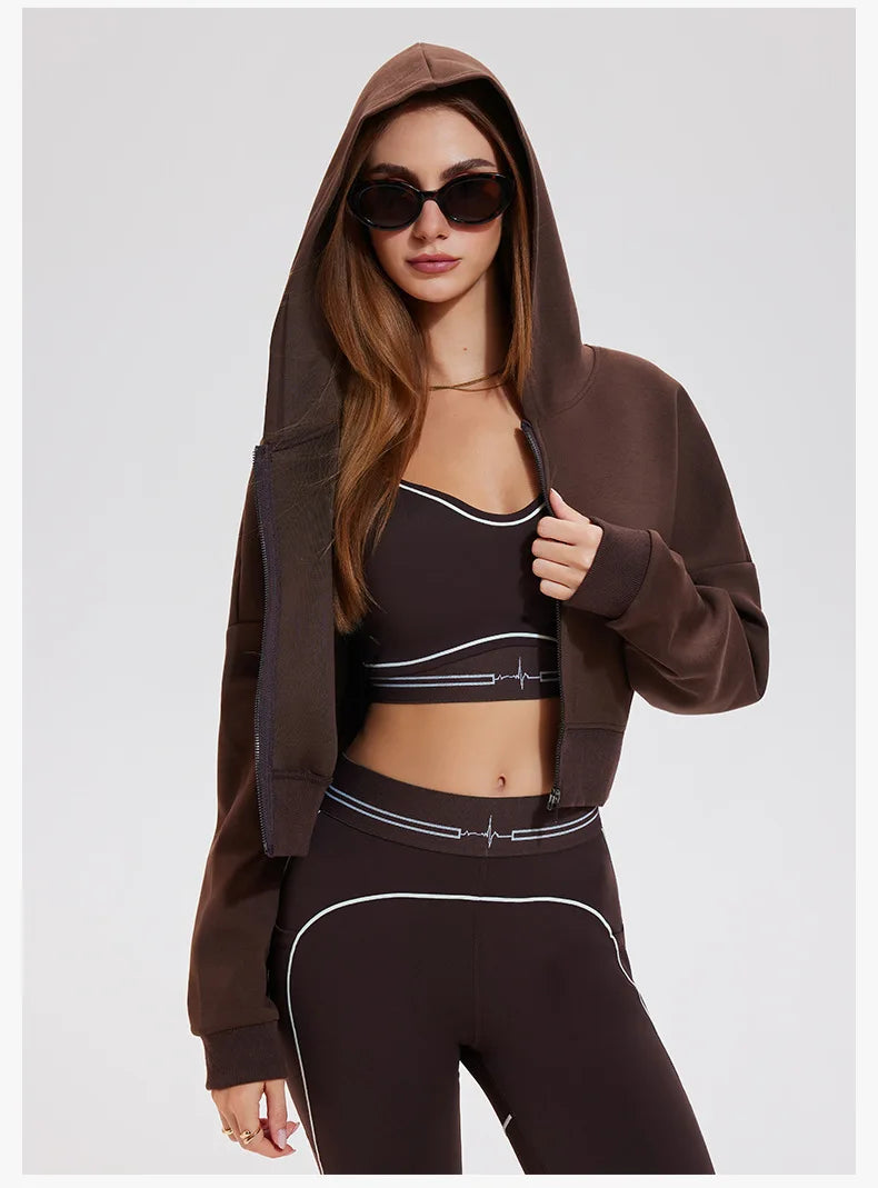 Yogaleven Zip Hoodie – Losse Herfst Jacket