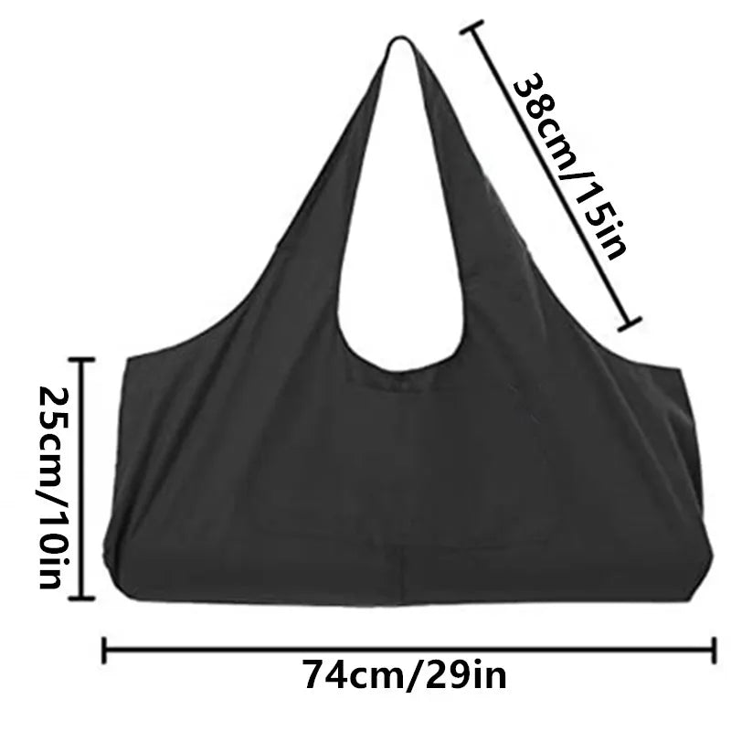 Yogamat Tas Canvas - Oversized Met Zijvak
