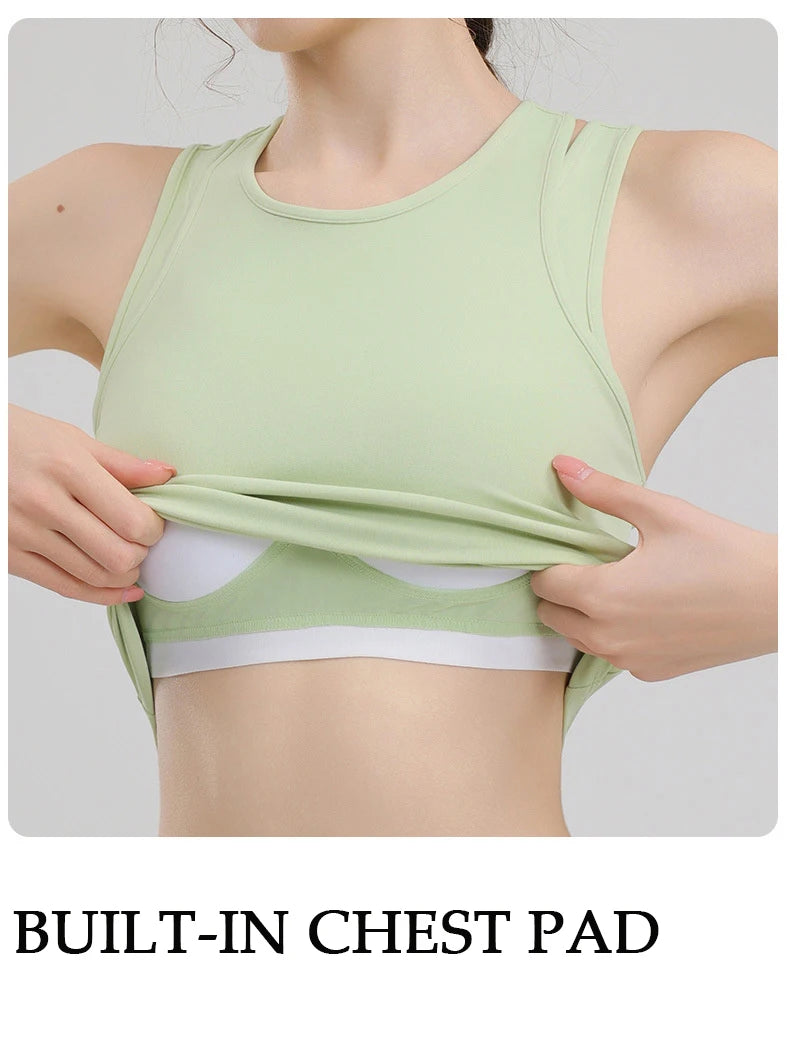 Yoga Tanktop - Gevoerd