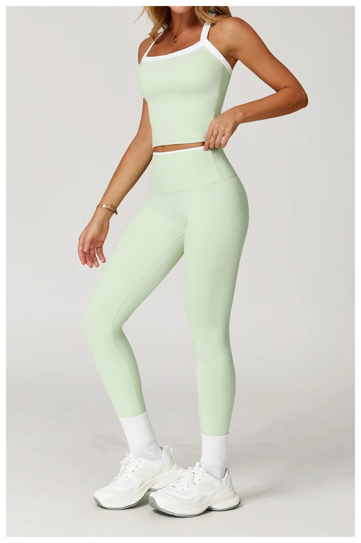 Yoga Trainingspak Dames 2-Delig - Hoge Taille