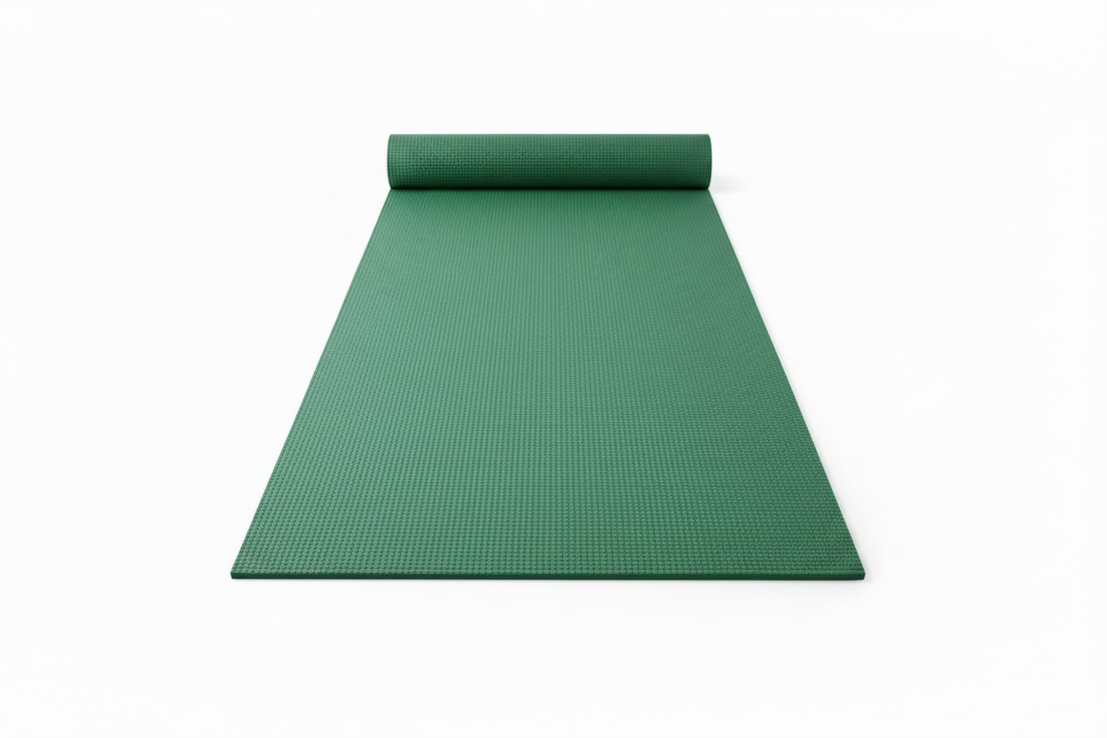 Groene yogamat